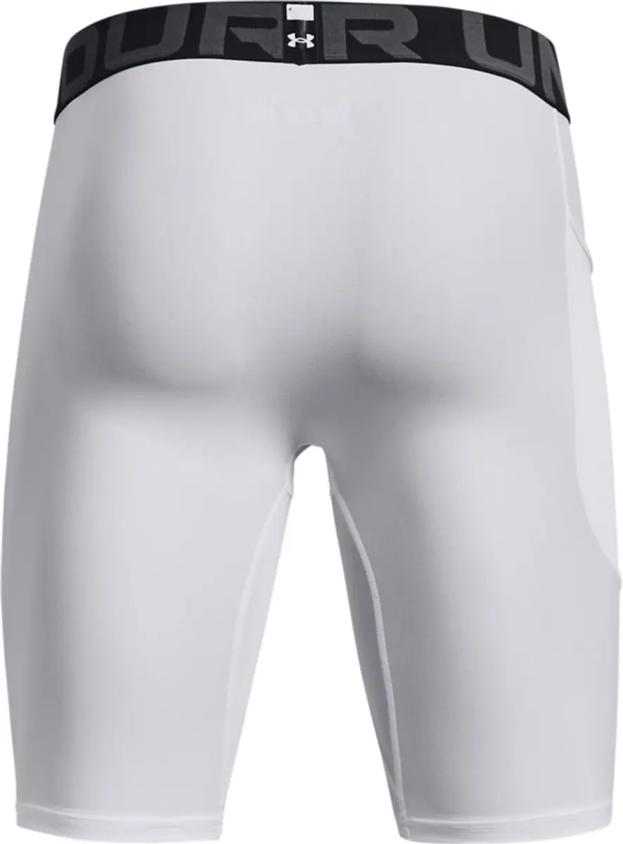 Under Armour HeatGear Armour Long Shorts XS - Wit - afbeelding 6 van 6