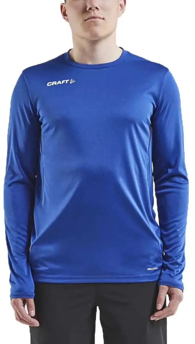Craft Pro Control Impact LS Tee M 1908231 - S - Club Cobolt/Navy