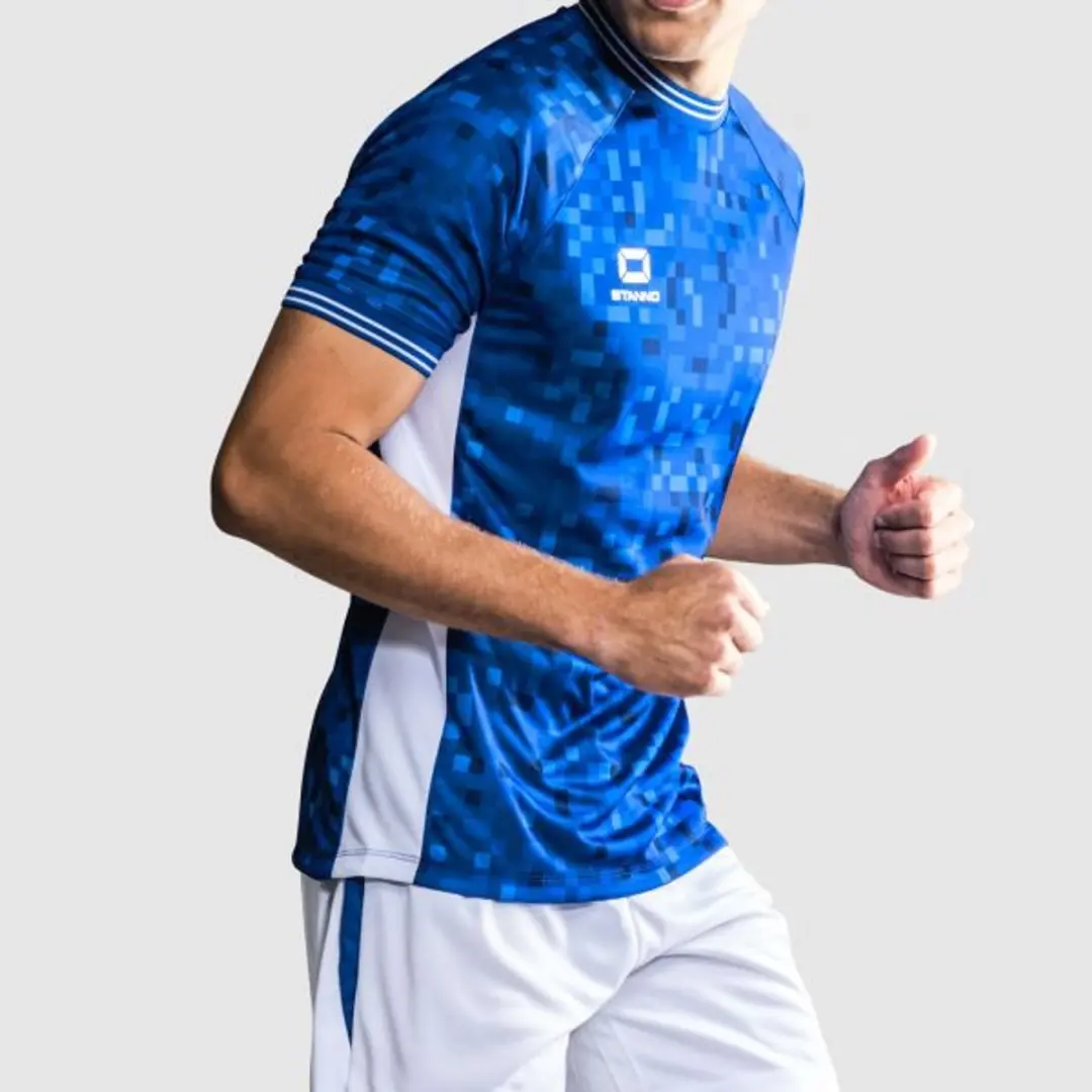 Stanno Pixel Shirt XXL - Blauw/Wit - afbeelding 6 van 6