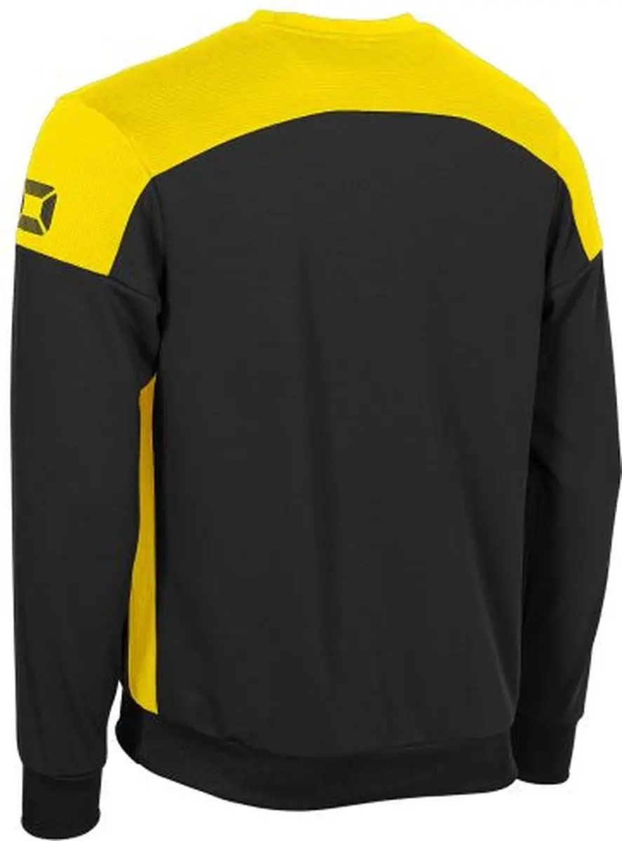 Stanno Pride Top Round Neck Sporttrui 152 - Zwart/Geel - afbeelding 6 van 6