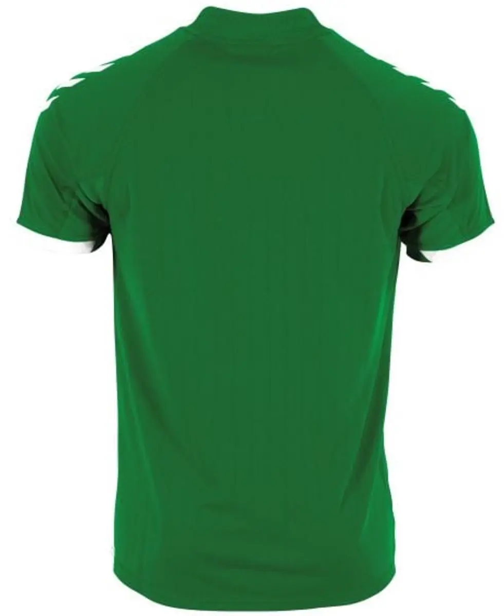 Hummel Fyn Shirt Heren - Groen/Wit M