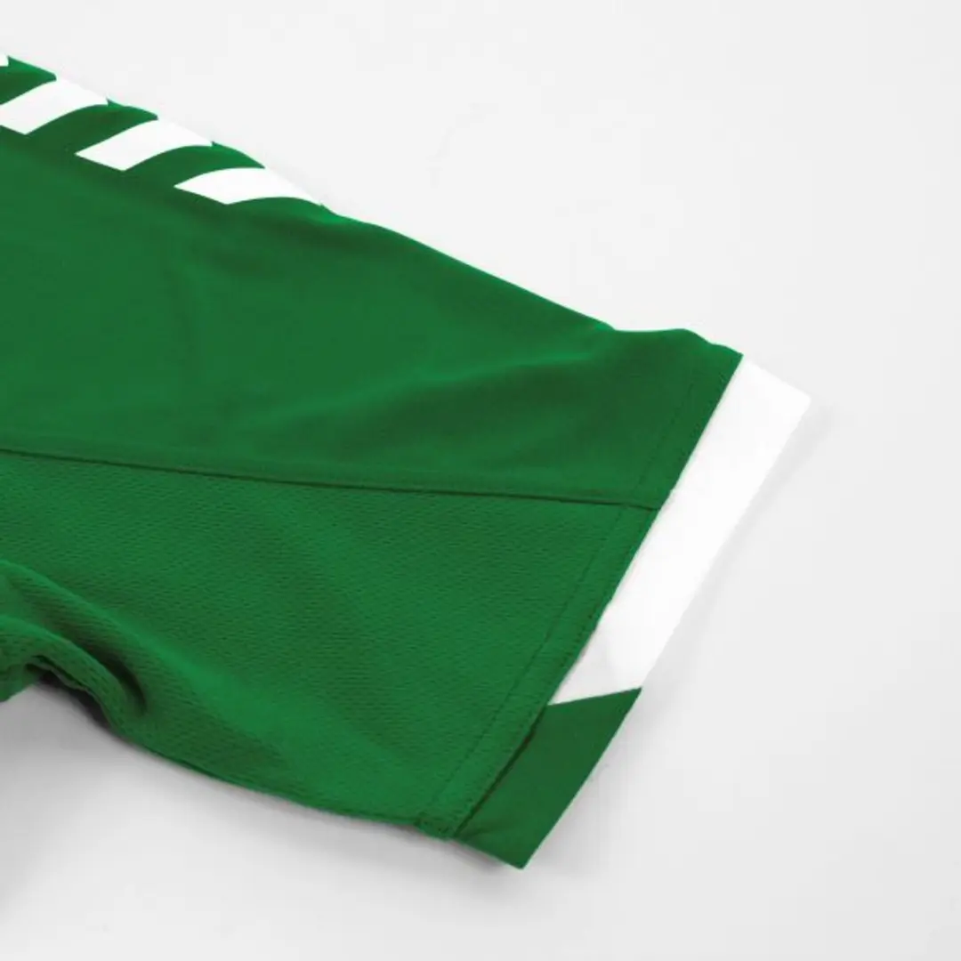 Hummel Fyn Shirt Heren - Groen/Wit M