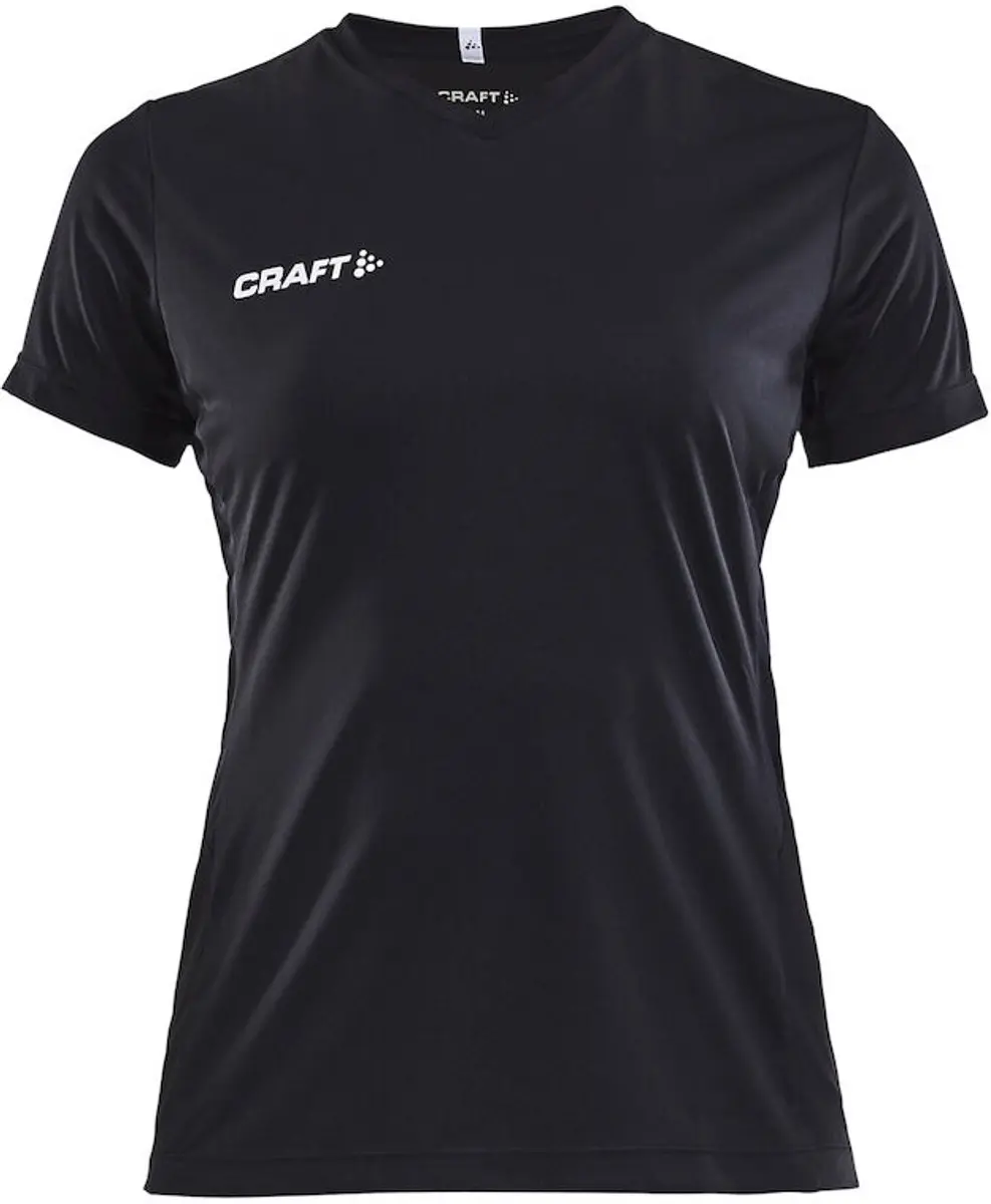 Craft Squad Dames T-shirt Korte Mouw - XXL - Zwart