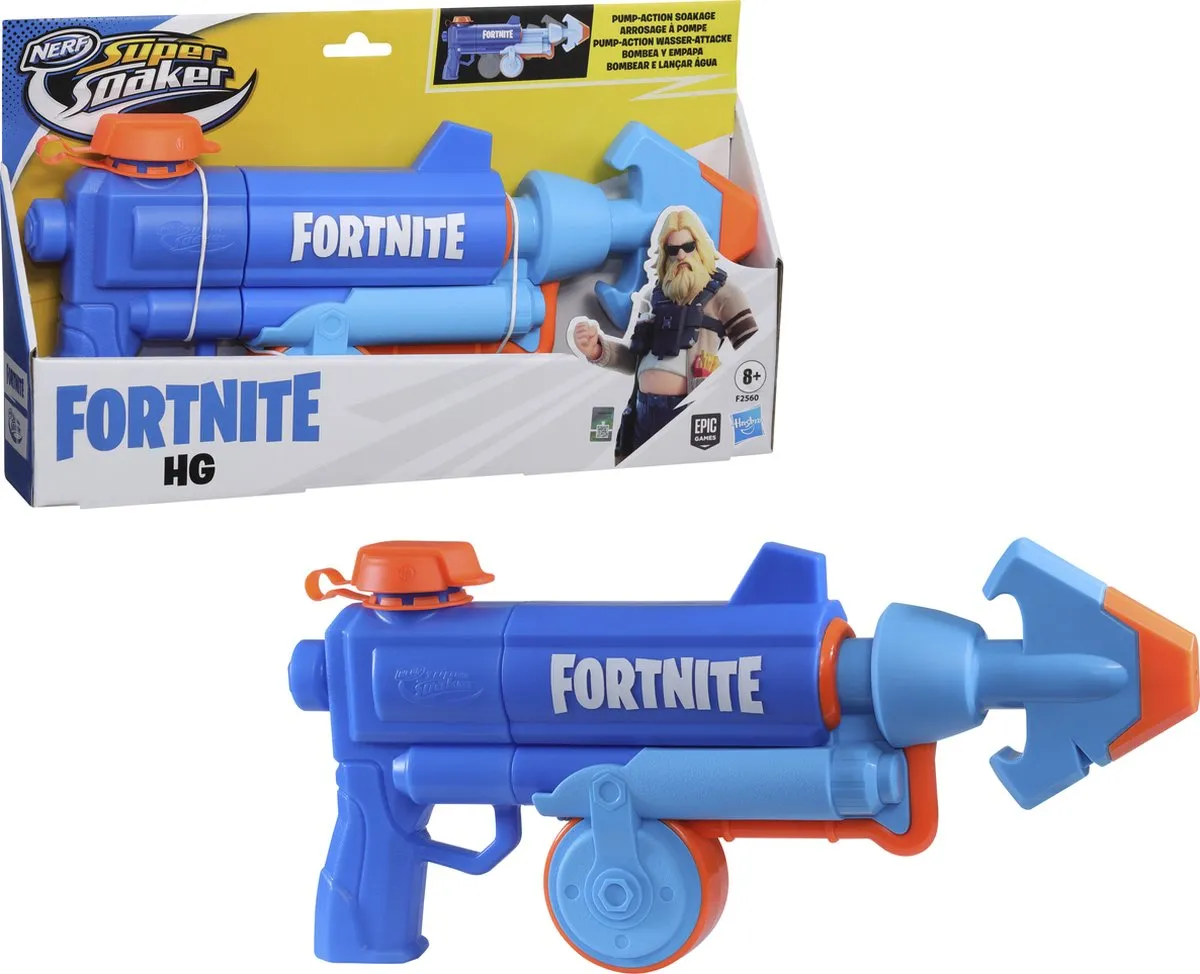Nerf Soaker Fortnite HG F2560 Waterpistool - Multicolor