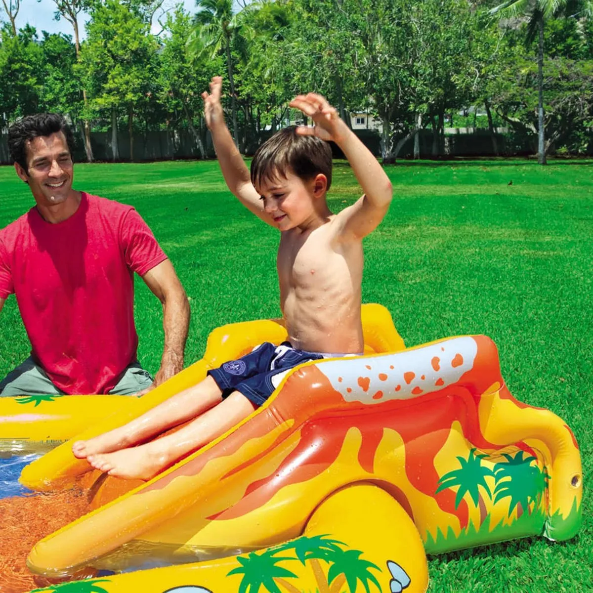 Intex Opblaaszwembad Dinosaur Play Center 57444NP - 272L - Multicolor