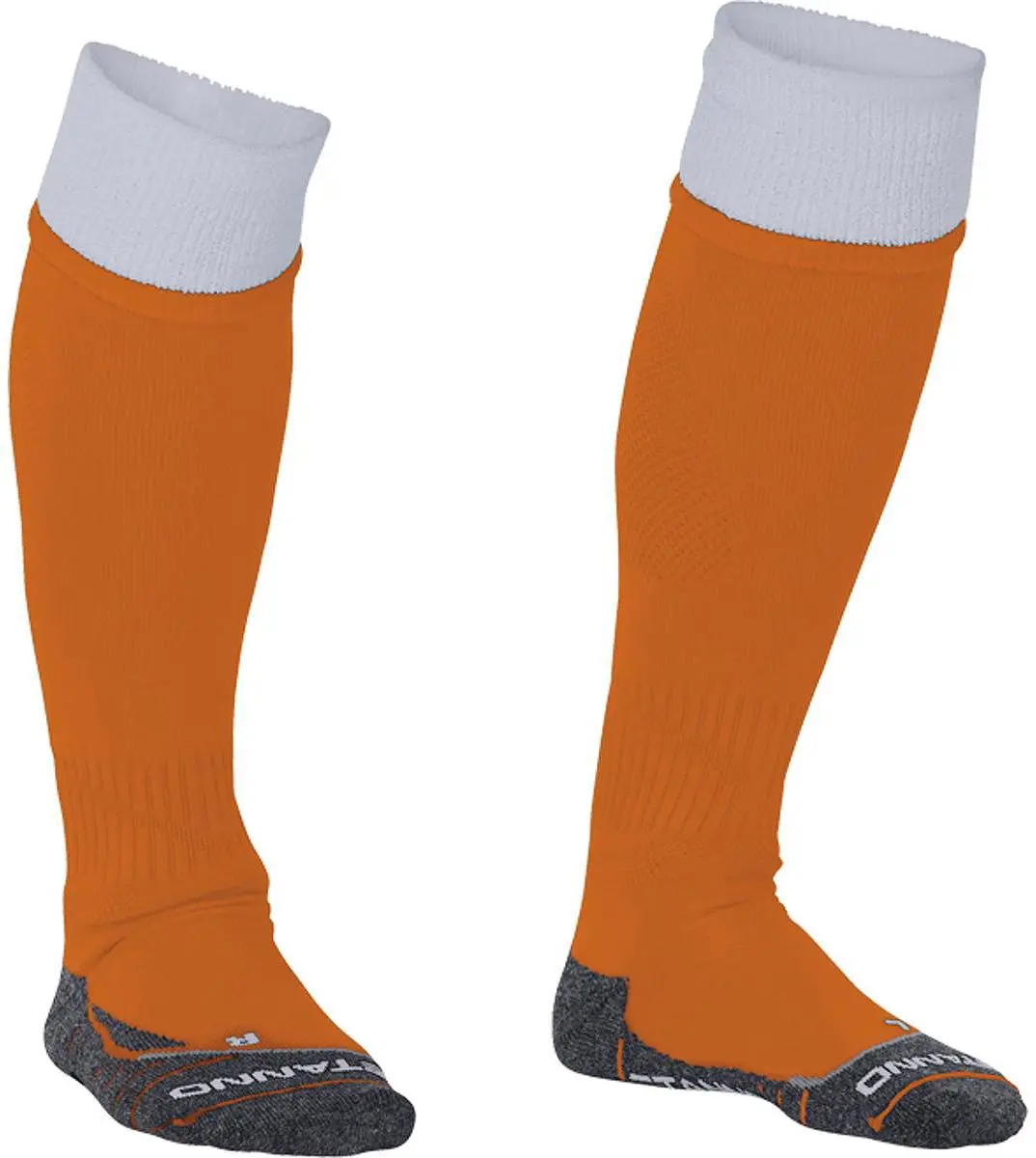 Stanno Combi Voetbalsokken 45-48 - Oranje/Wit - afbeelding 6 van 6