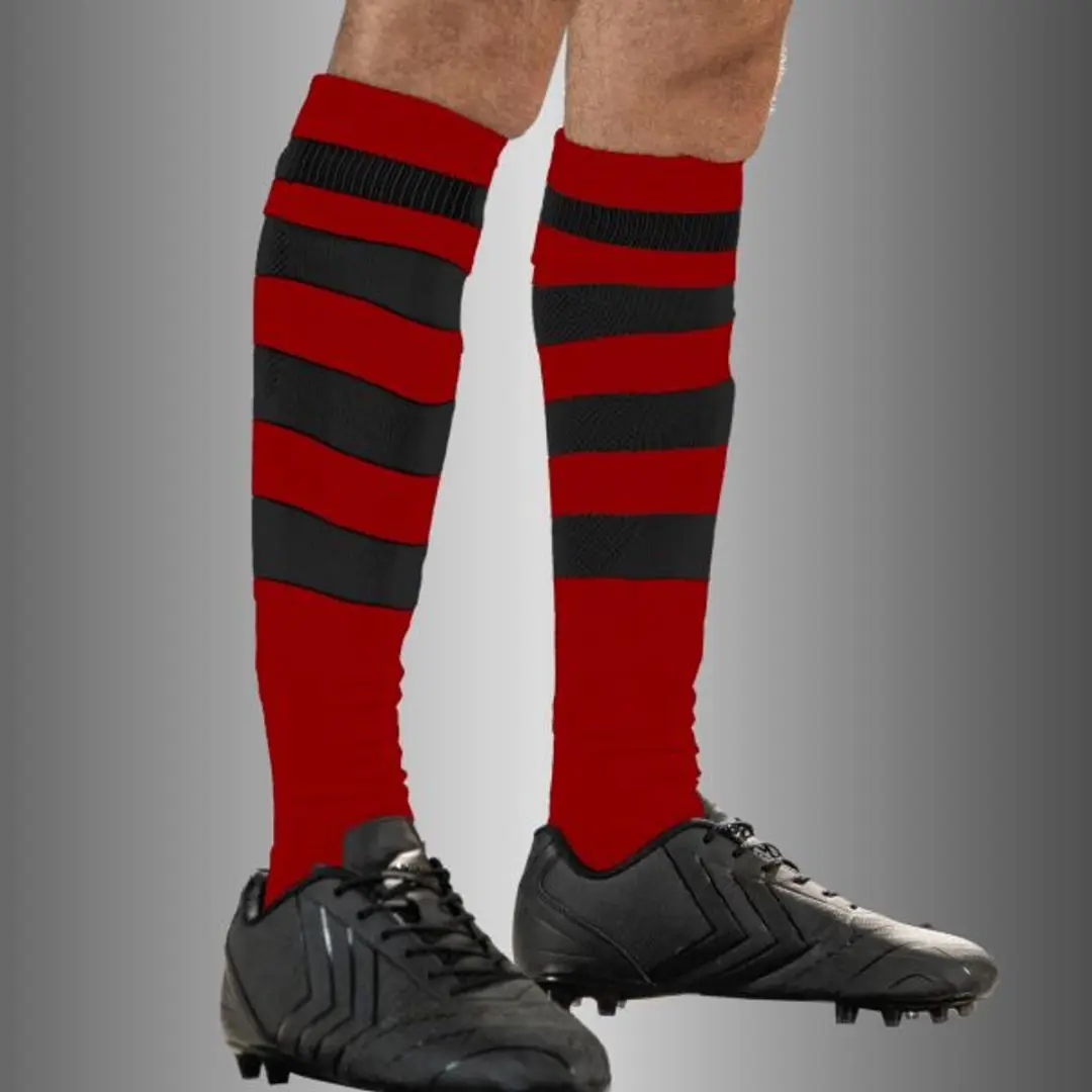 Stanno Original Voetbalsokken 41-44 - Rood/Zwart