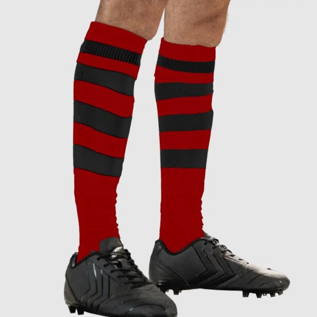 Stanno Original Voetbalsokken 41-44 - Rood/Zwart