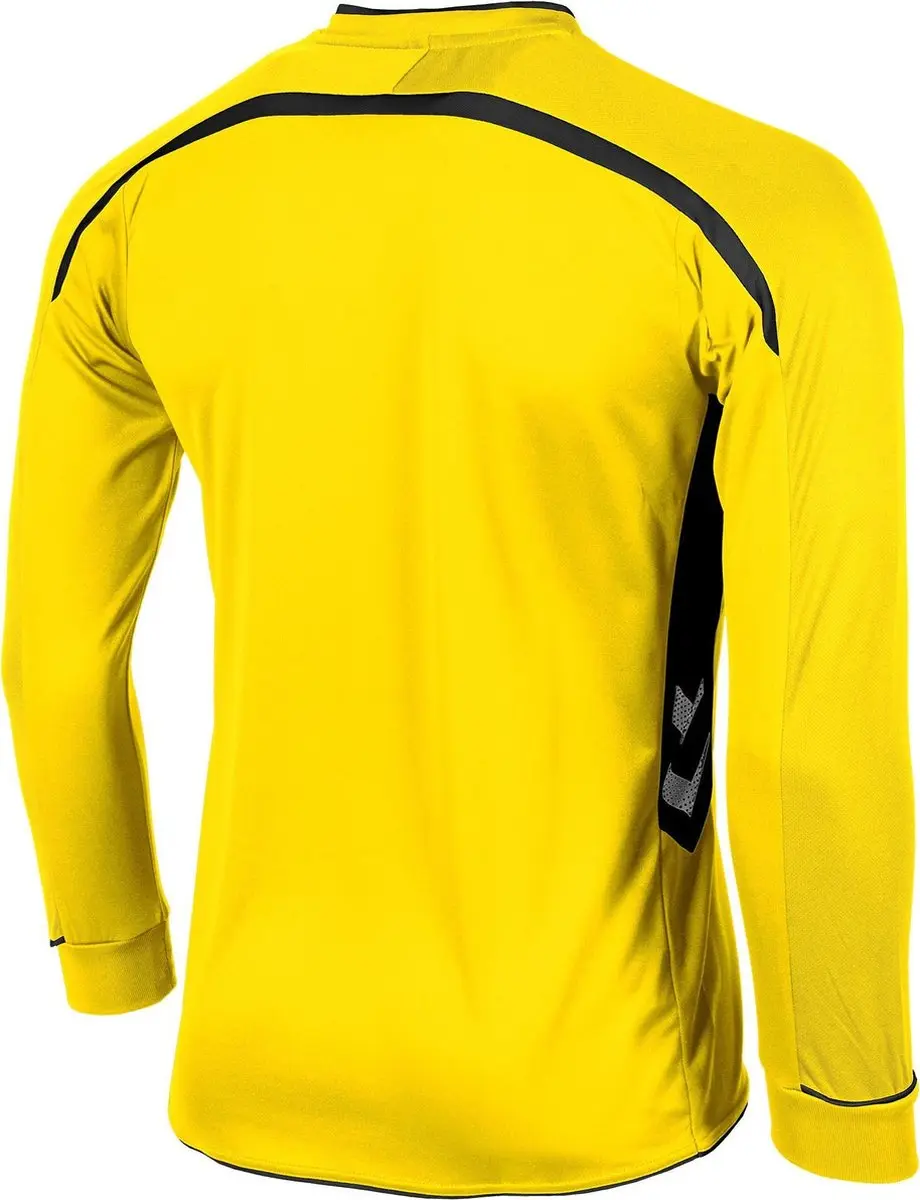 Hummel Preston L/S Sportshirt - M - Geel