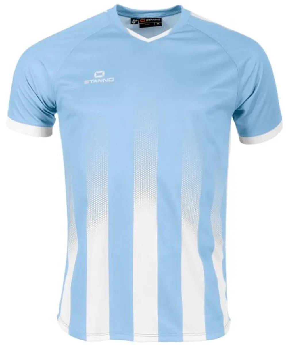 Stanno Vivid Shirt 176 - Lichtblauw/Wit