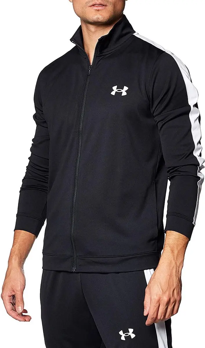 Under Armour UA Rival Knit Trainingspak M - Zwart/Wit