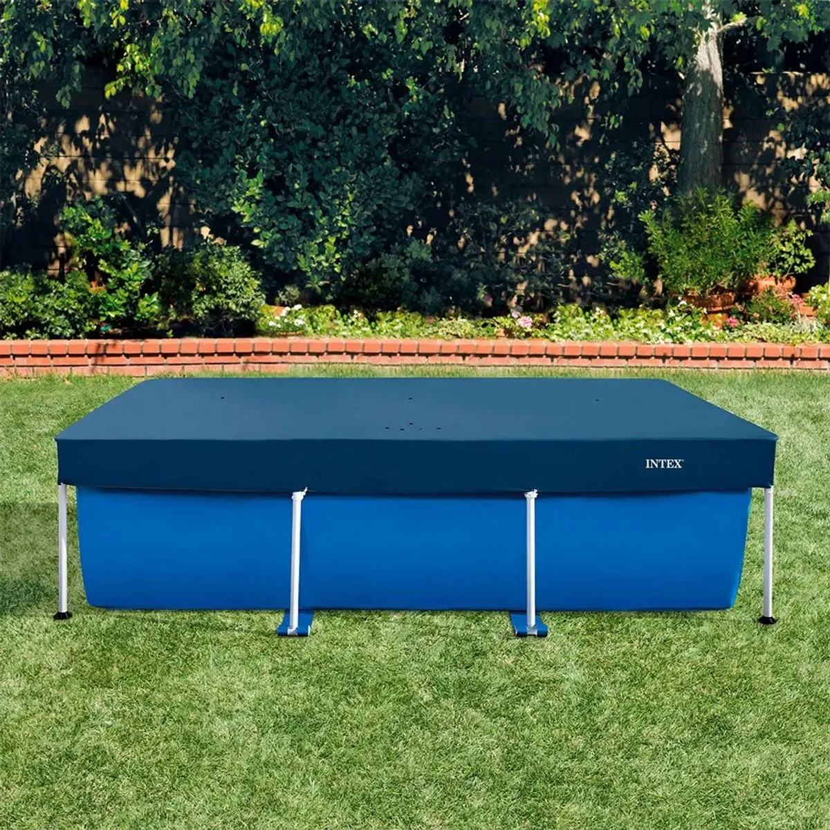 Intex Zwembad Afdekzeil 260x160cm - Donkerblauw