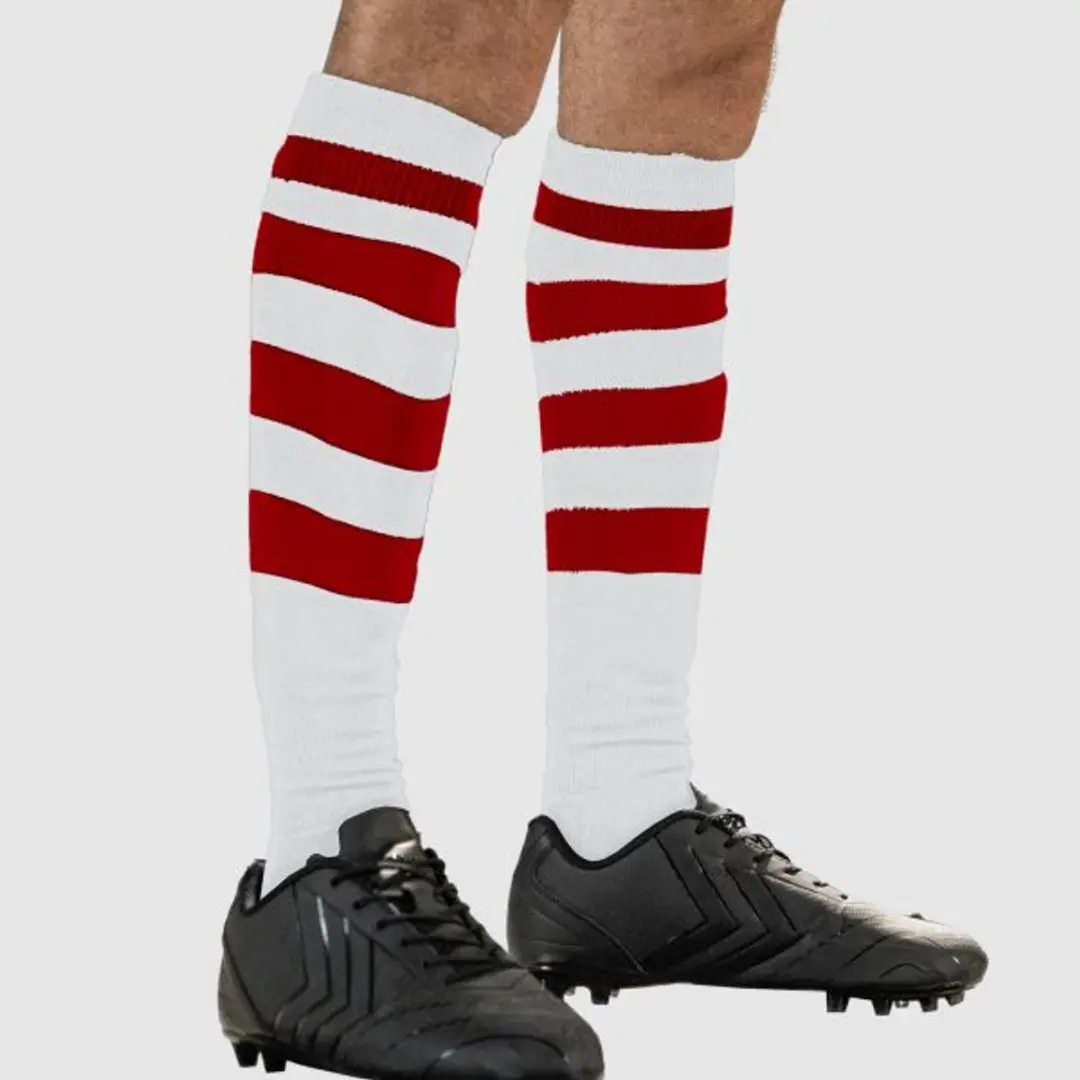 Stanno Original Voetbalsokken 45-48 - Wit/Rood