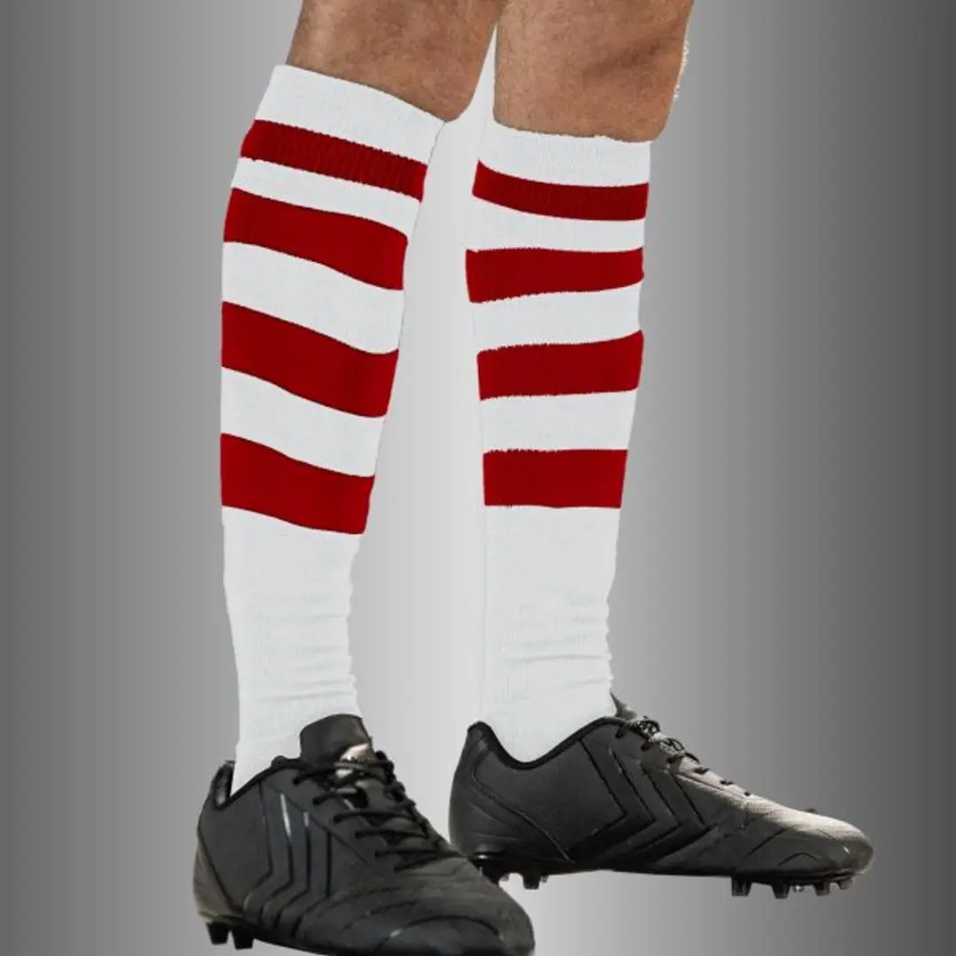 Stanno Original Voetbalsokken 45-48 - Wit/Rood