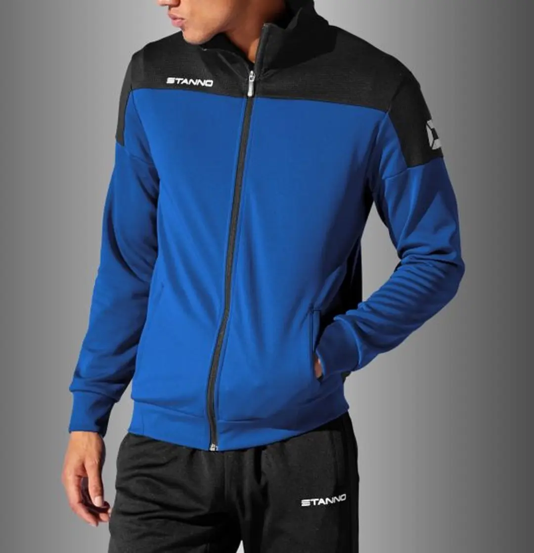 Stanno Pride Full Zip Jack - L - Blauw/Zwart