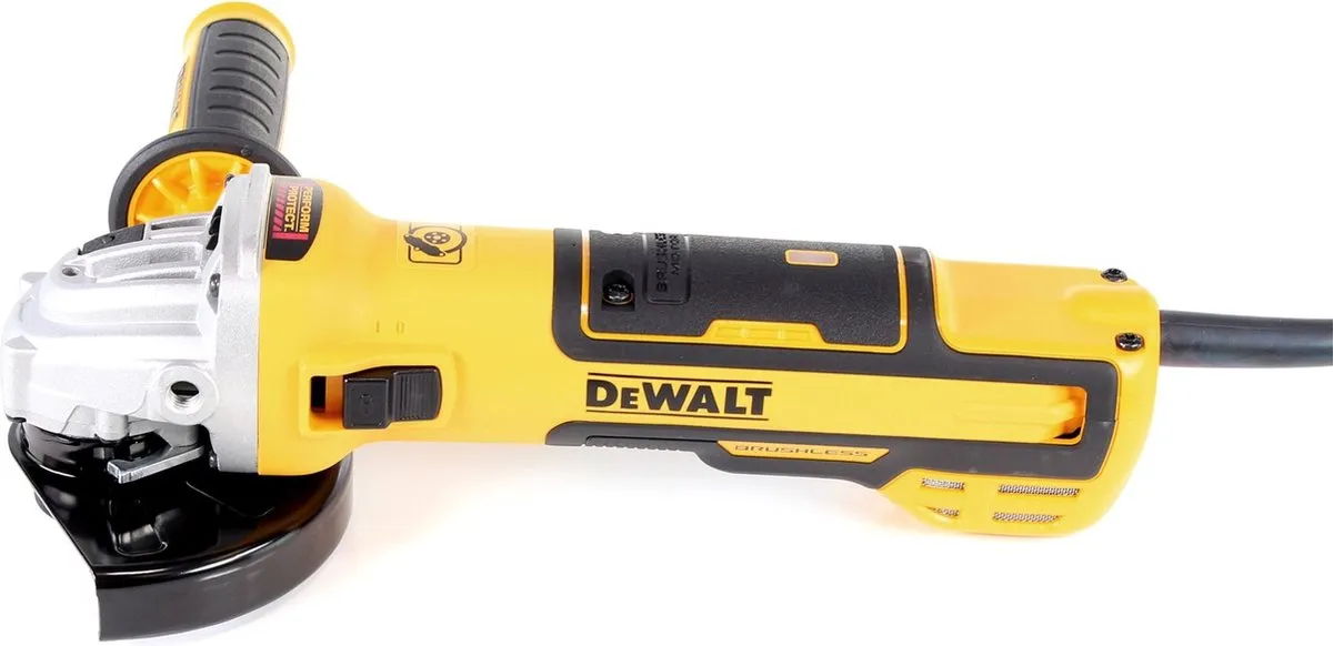 DeWalt DWE4347-QS Haakse Slijper 1700W 125mm - Koolborstelloos - afbeelding 6 van 6