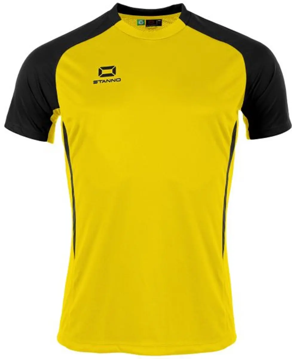 Stanno Stadio T-Shirt - Geel/Zwart S