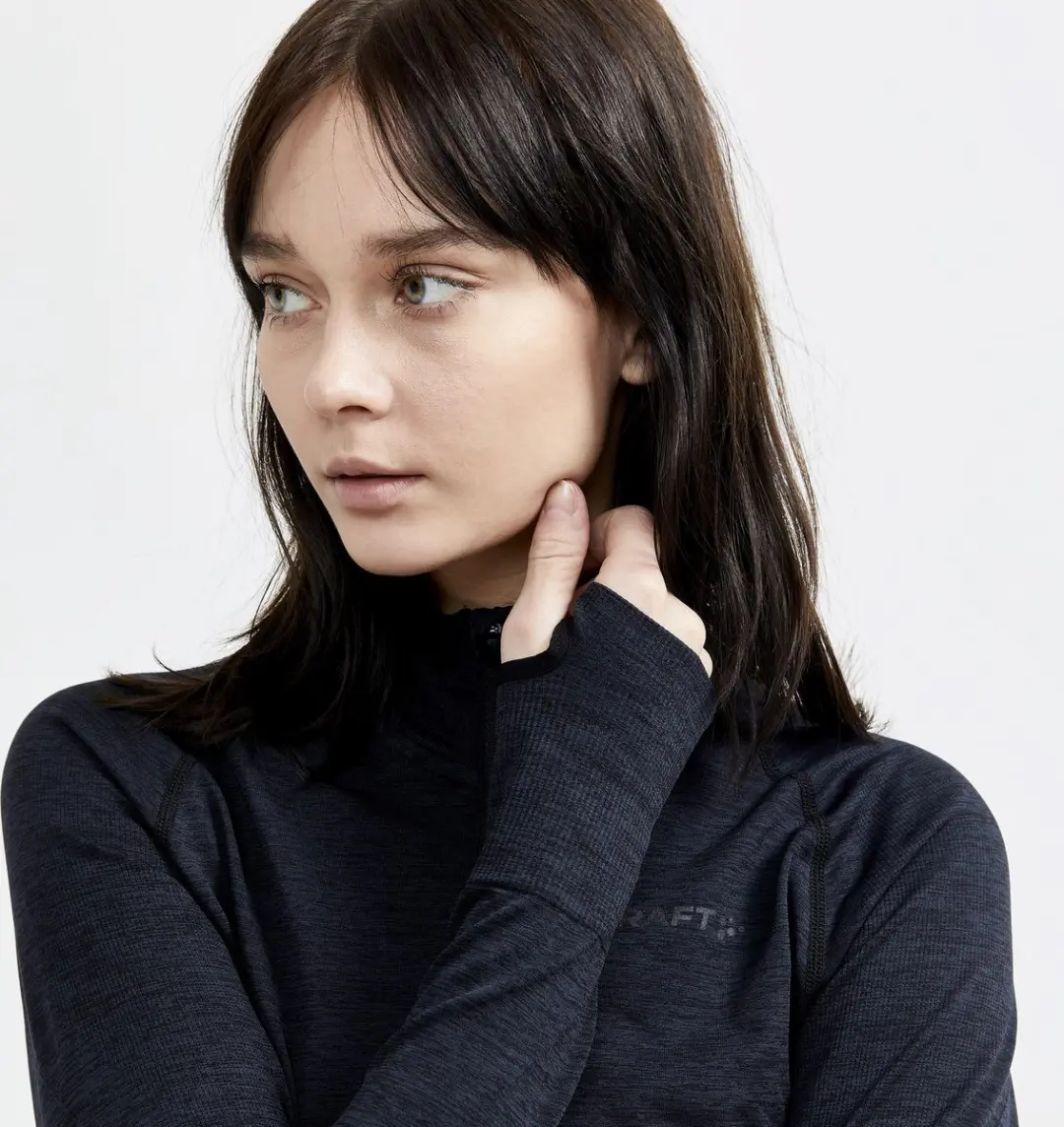 Craft Core Dry Active Comfort HZ W Thermoshirt - Zwart