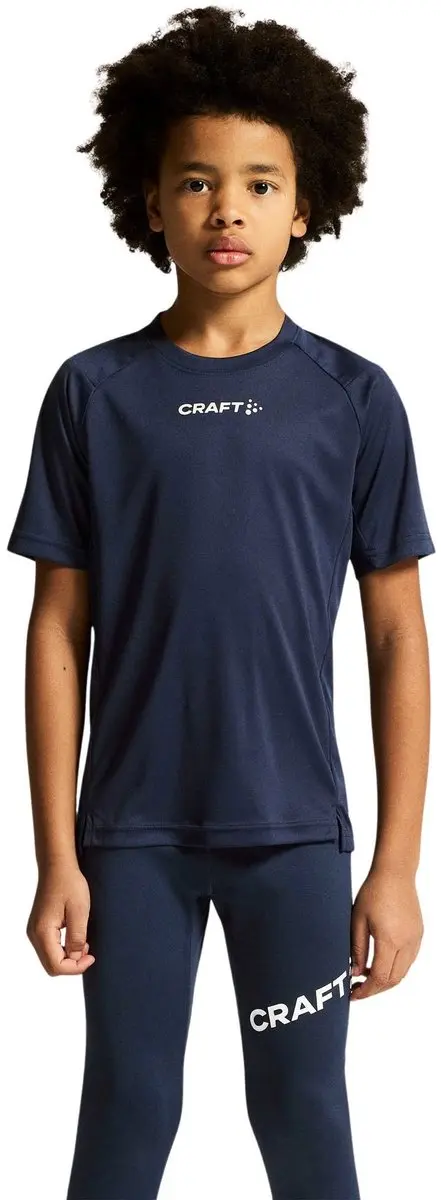 Craft Rush 2.0 Shirt Junior - Maat 122 - Navy