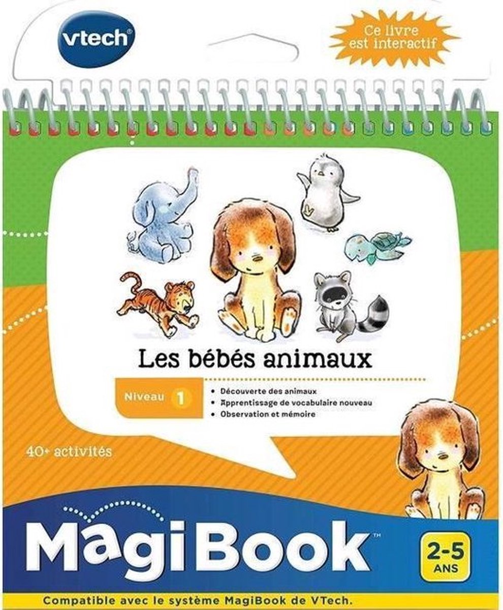 VTECH - Magibook Interactive Book - Animal Babies