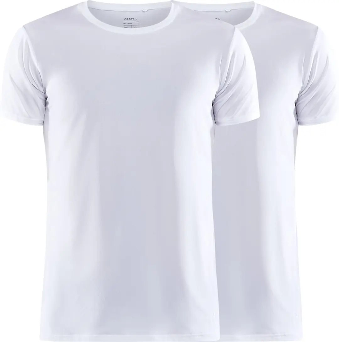 Craft Core Dry Tee M Heren Thermoshirt - Wit - S