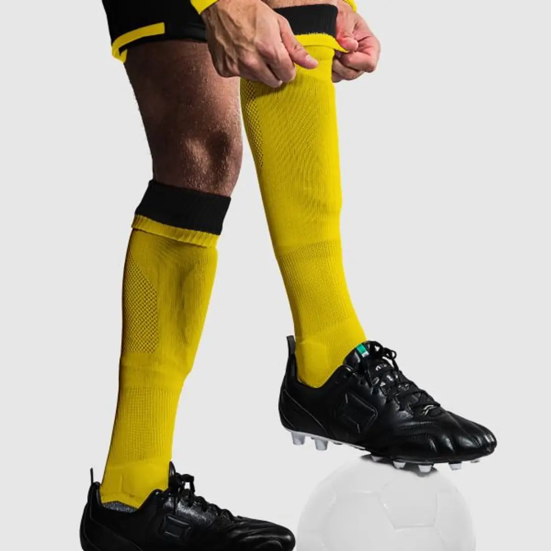 Stanno Combi Voetbalsokken 41-44 - Geel/Zwart