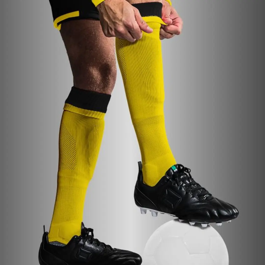 Stanno Combi Voetbalsokken 41-44 - Geel/Zwart