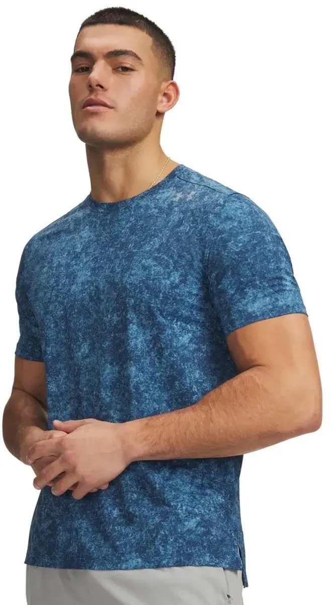 Under Armour Velociti Pro Print T-shirt - M - Blauw