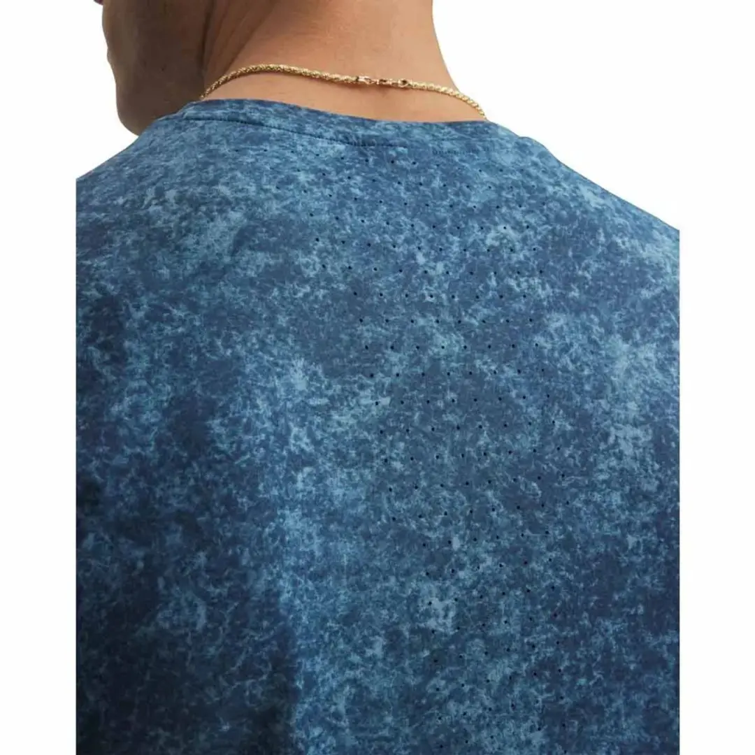 Under Armour Velociti Pro Print T-shirt - M - Blauw