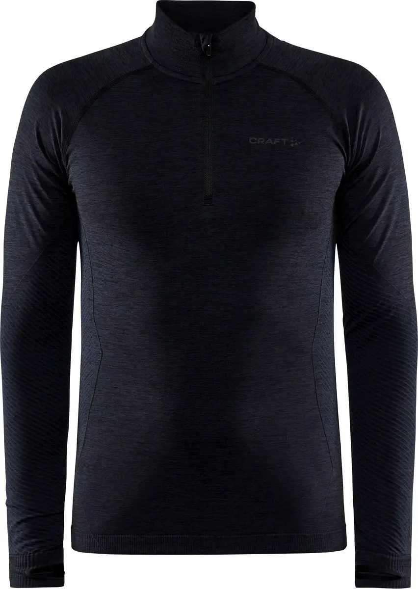 Craft Core Dry Active Comfort HZ Thermoshirt - Heren S - Donkerblauw/Zwart