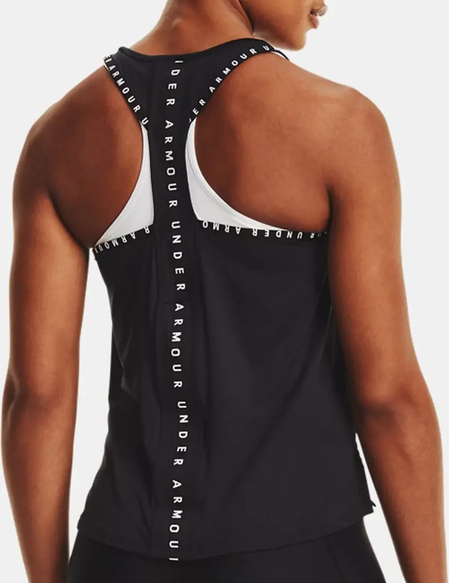 Under Armour Knockout Tanktop Dames - Zwart - Maat M