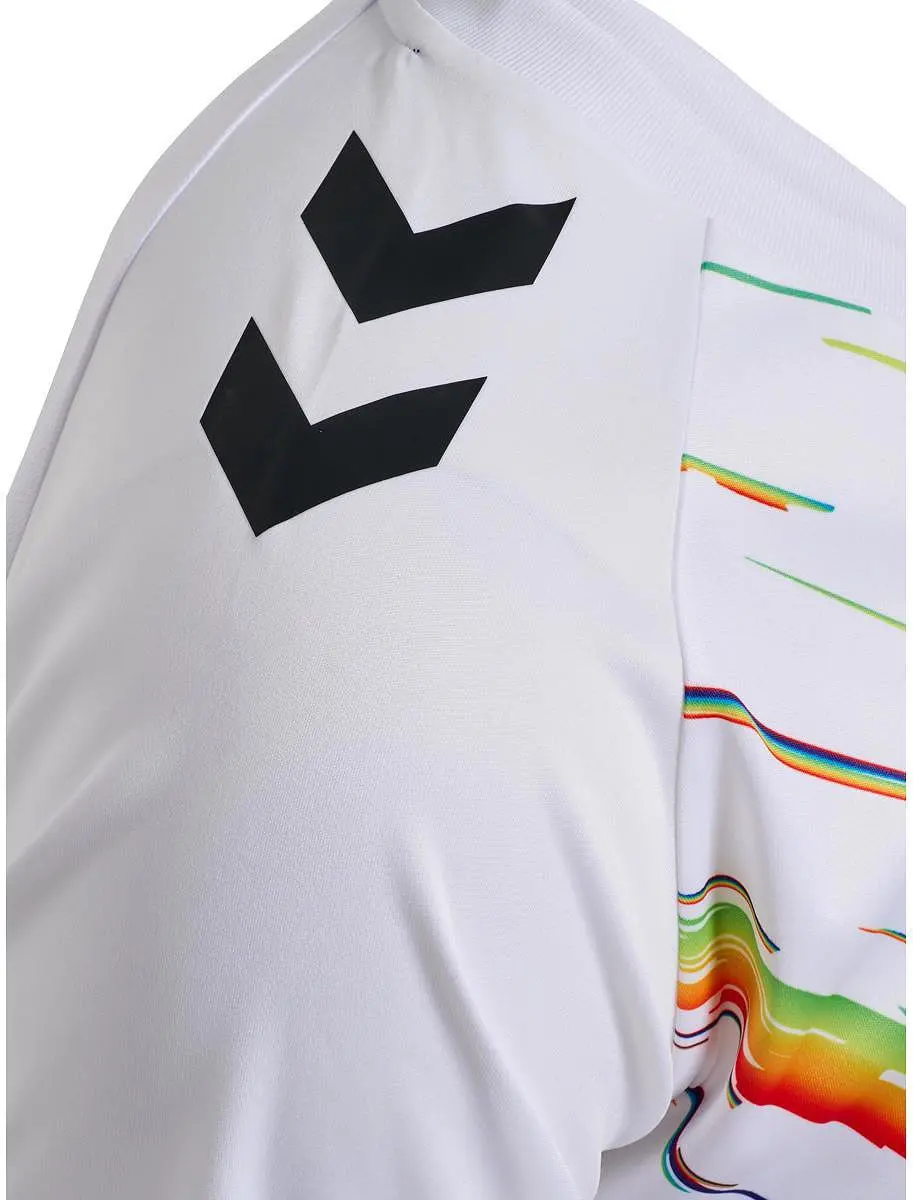 Hummel Match Triumph Heren Shirt Korte Mouw - L - Wit