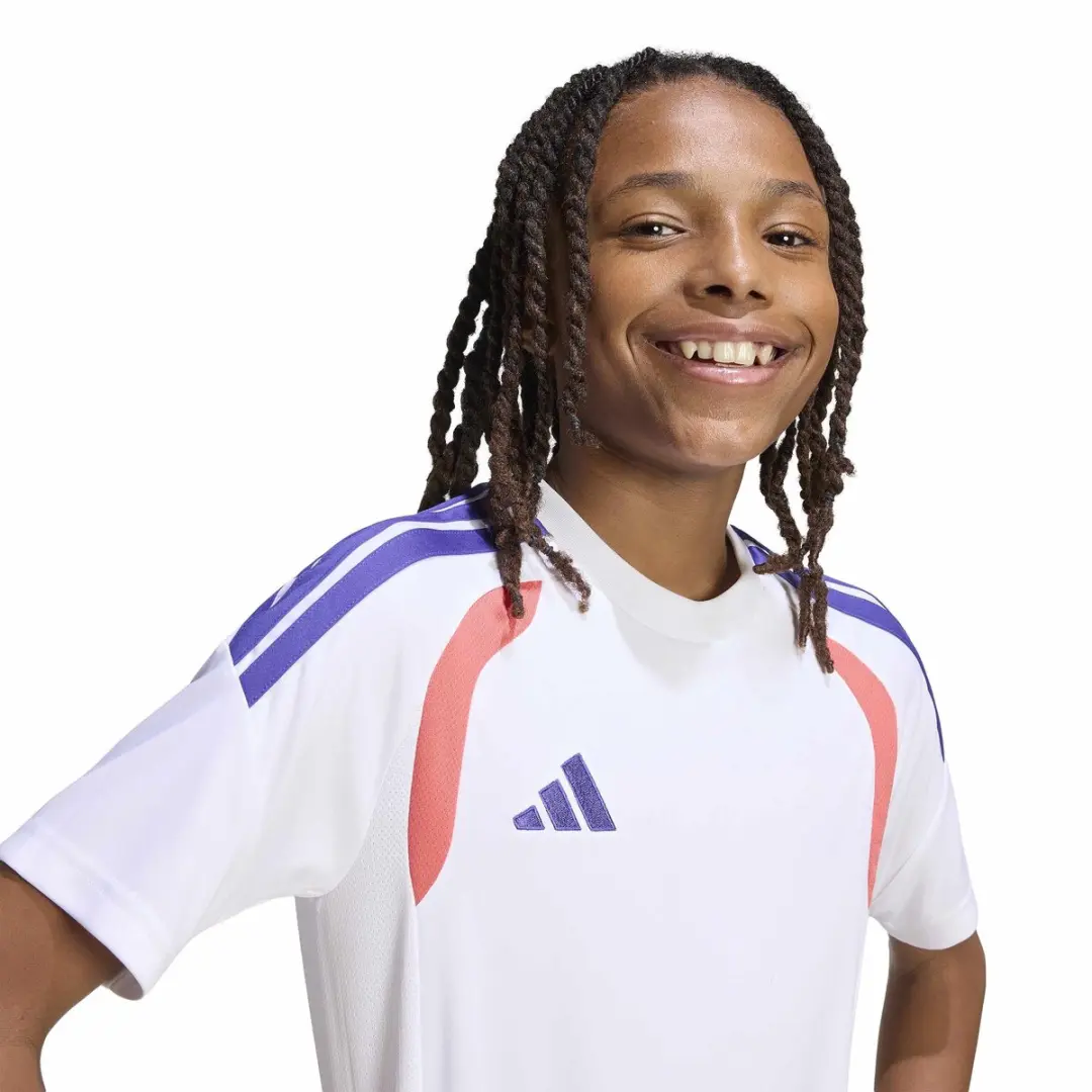 Adidas Tiro26L JSY Y Voetbaltrainings T-shirt - 152 - Wit