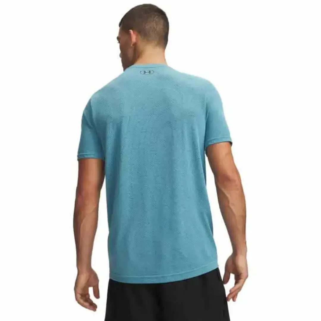 Under Armour Vanish Seamless Novelty T-shirt - Blauw XL