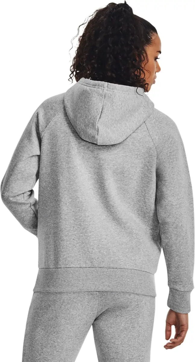 Under Armour UA Rival Fleece Big Logo Sporttrui - Grijs/Wit