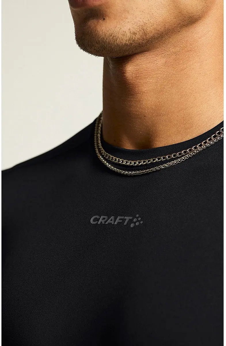 Craft ADV Essence SS Tee 2 M Heren Sportshirt - Zwart