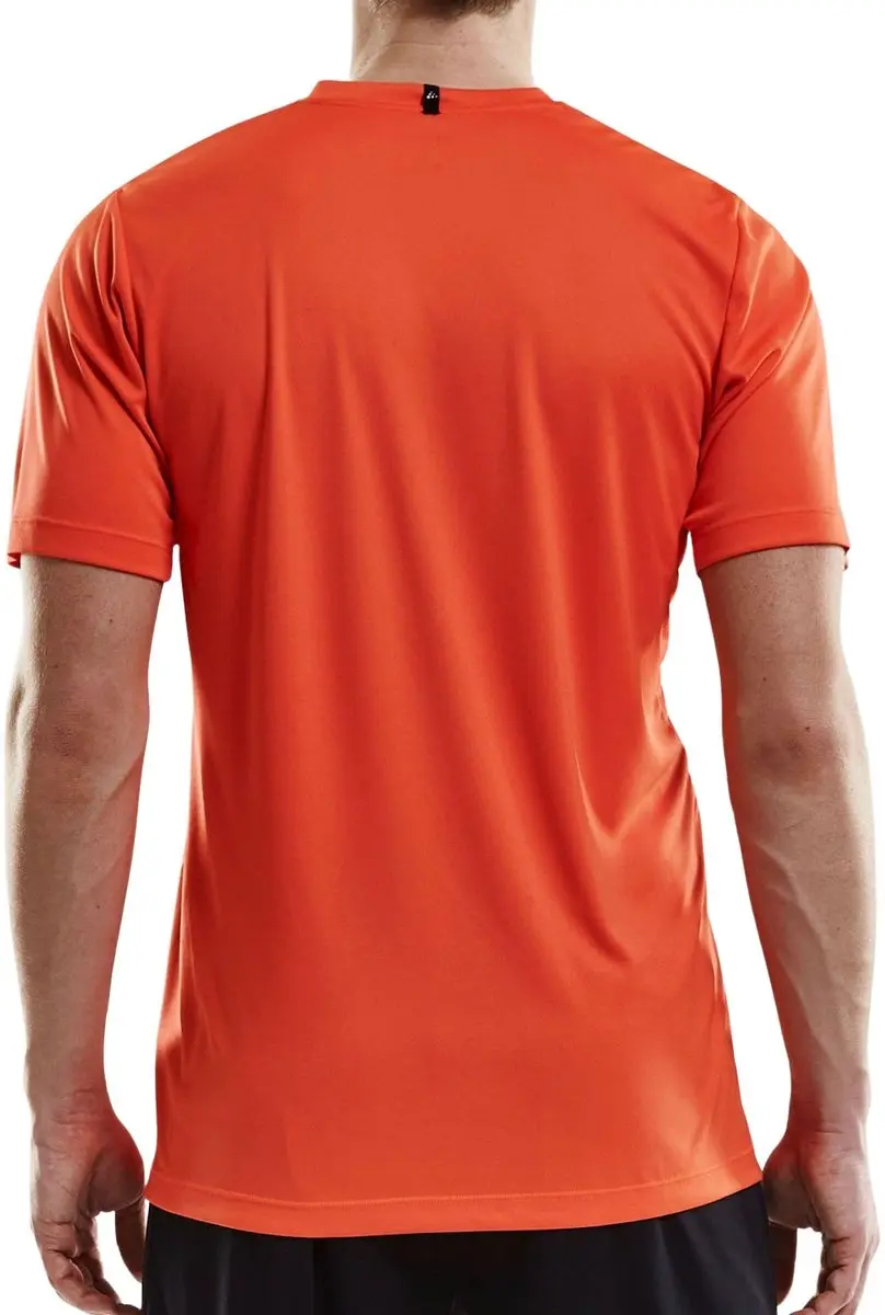 Craft Squad Jersey Solid - Maat S - Oranje/Wit