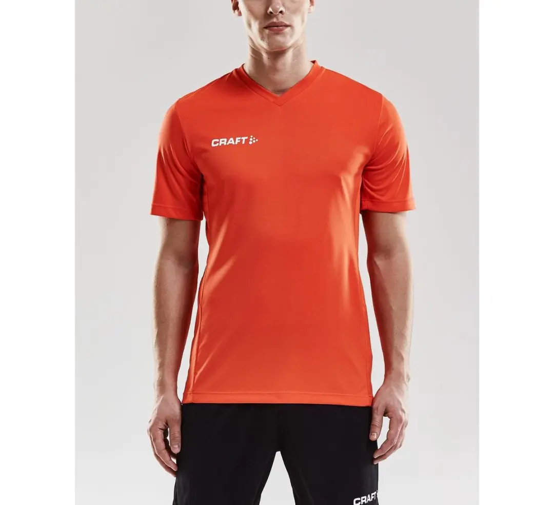 Craft Squad Jersey Solid - Maat S - Oranje/Wit - afbeelding 6 van 6
