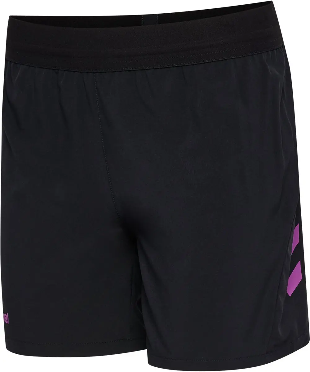 Hummel HMLBLAZE 2.0 Training Shorts - S - Zwart/Dahlia