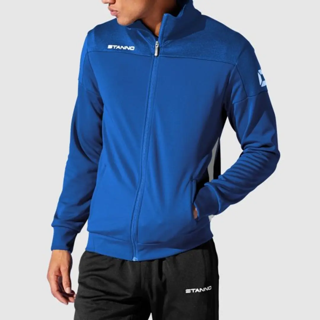 Stanno Pride Full Zip Jack 140 - Blauw/Wit