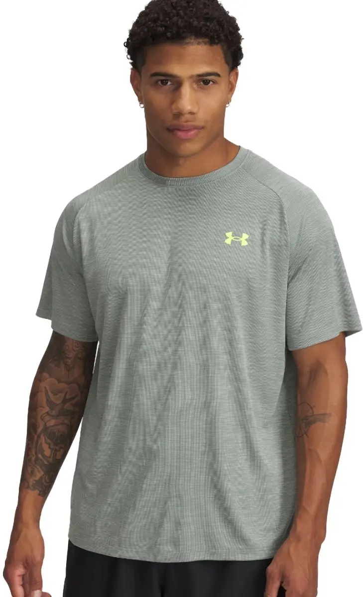 Under Armour Tech Textured SS Groen Training T-shirt Dames XL - afbeelding 6 van 6