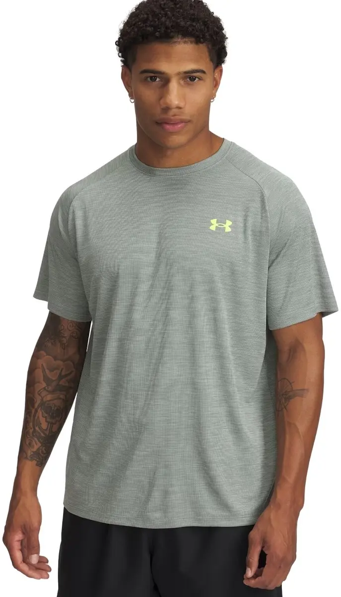 Under Armour Tech Textured SS Groen Training T-shirt Dames XL