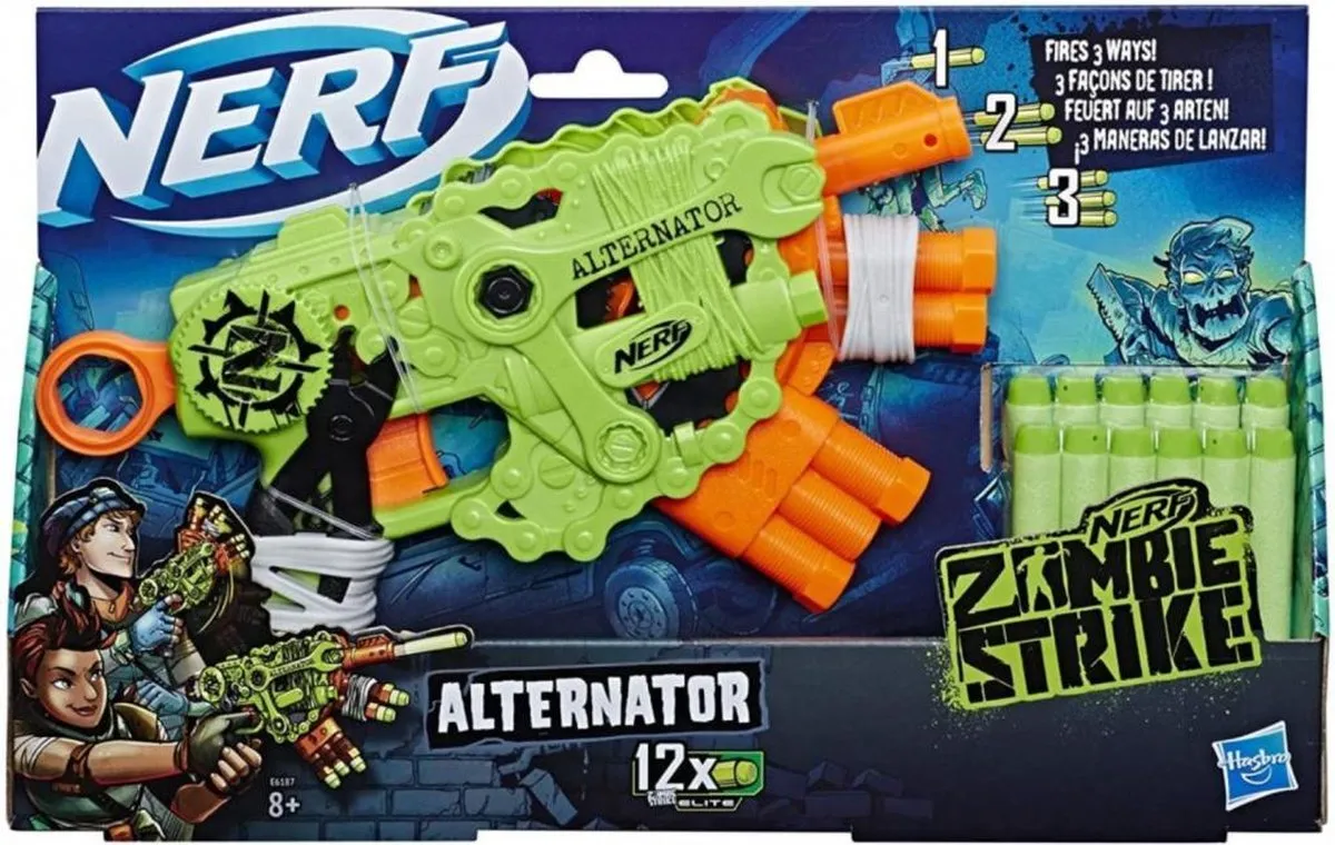 Nerf Zombie Strike Dynamo Blaster E6187