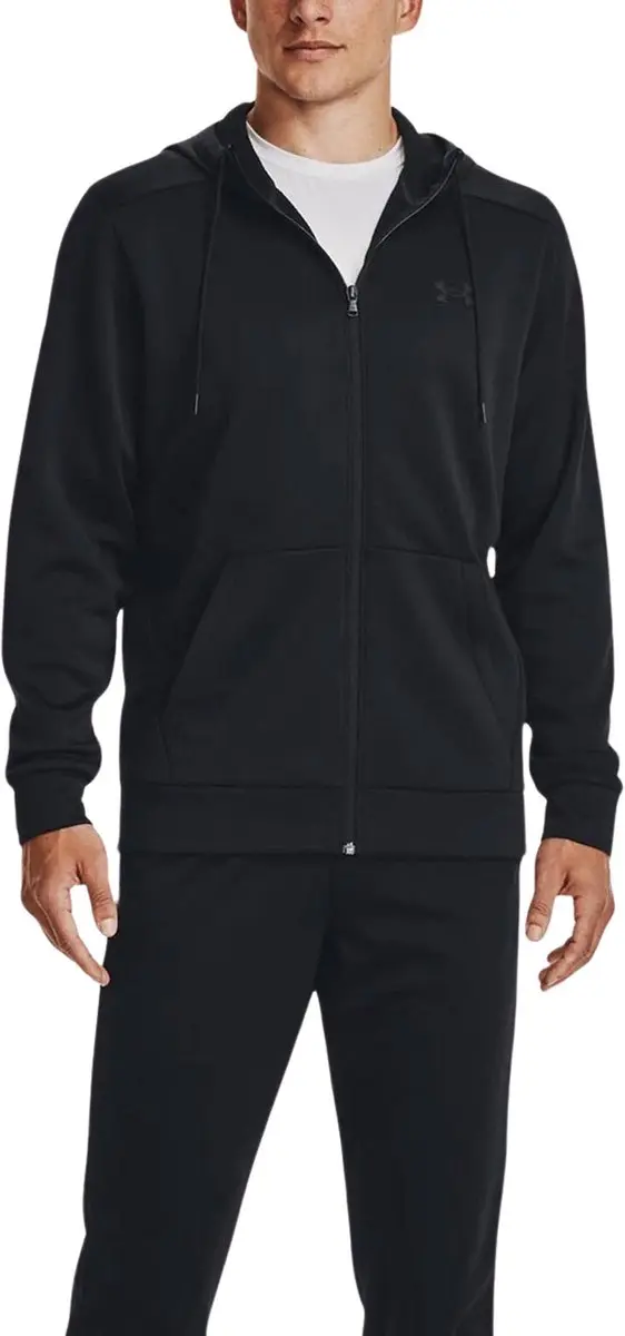 Under Armour Fleece Vest Heren - XL - Zwart