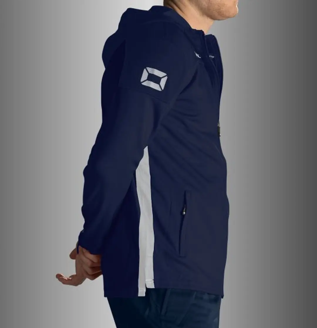 Stanno Pride Full Zip Hooded XXL - Navy/Wit