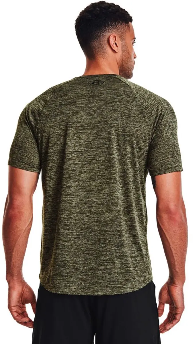 Under Armour UA Tech 2.0 SS Tee Heren - Marine OD Groen