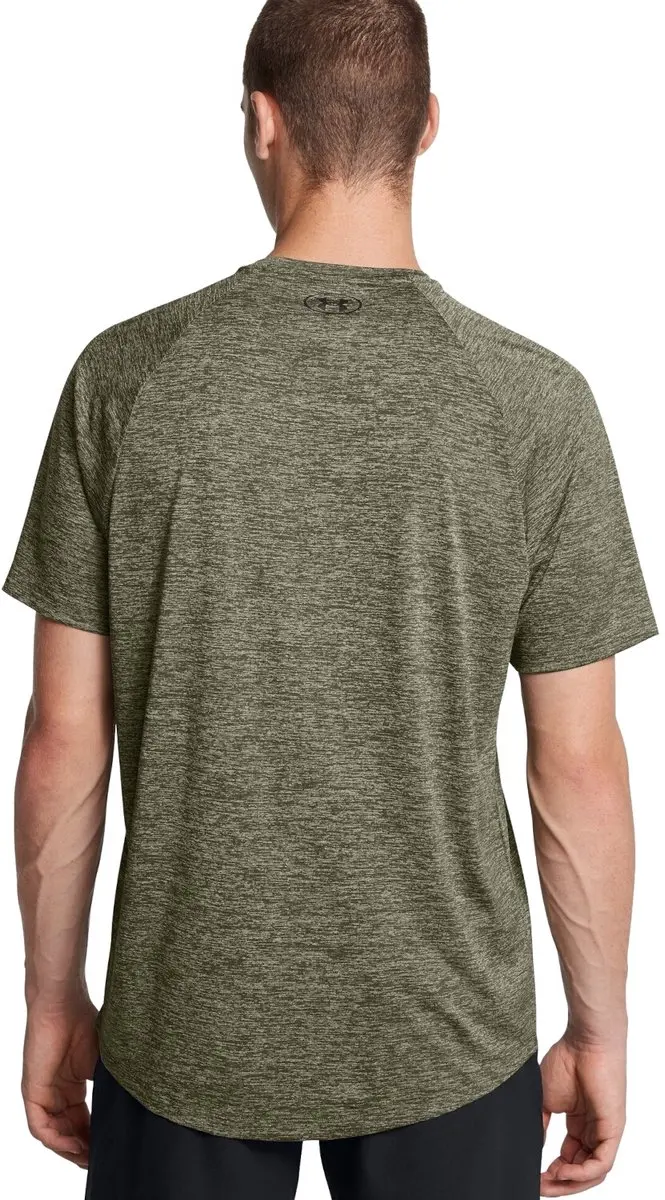 Under Armour UA Tech 2.0 SS Tee Heren - Marine OD Groen