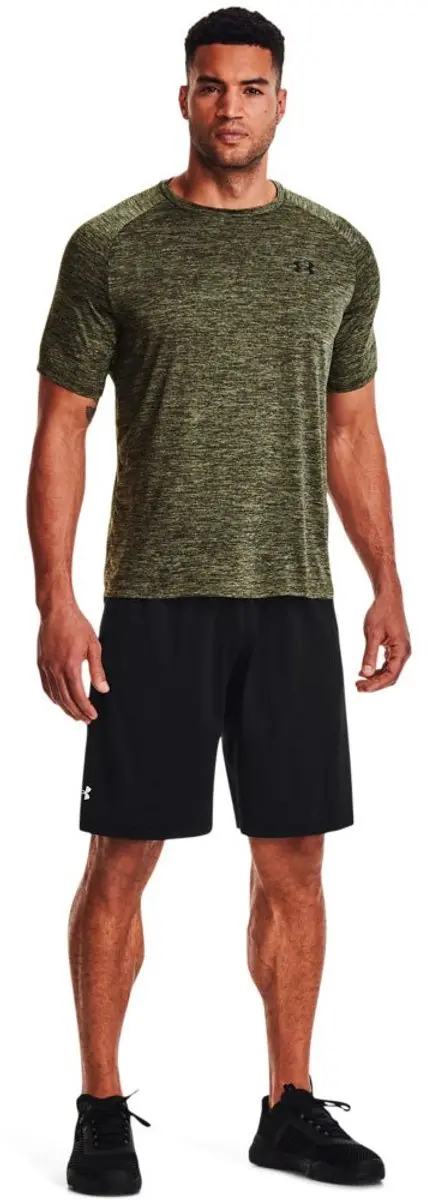 Under Armour UA Tech 2.0 SS Tee Heren - Marine OD Groen