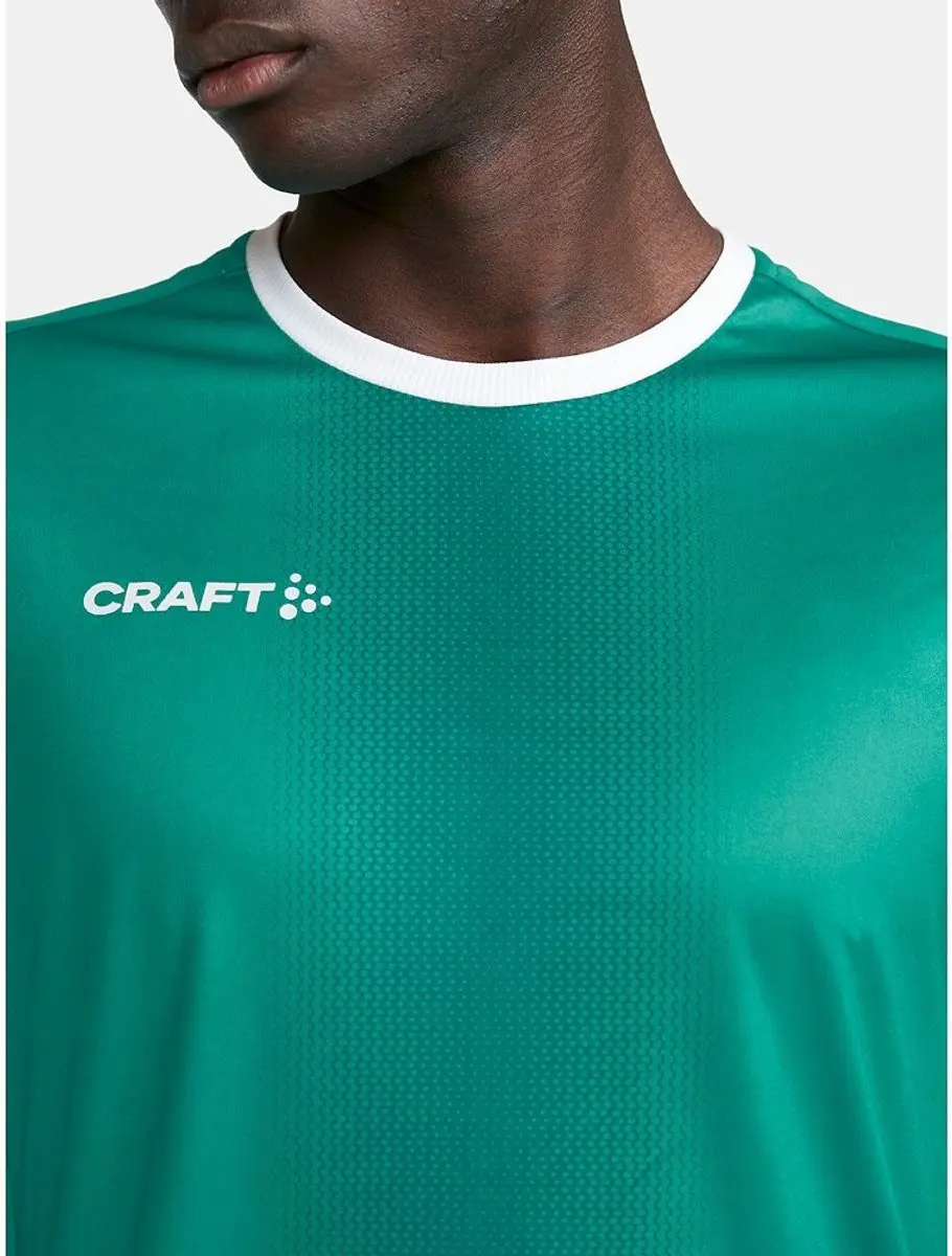 Craft Progress 2.0 Shirt Korte Mouw Heren - Groen/Wit L