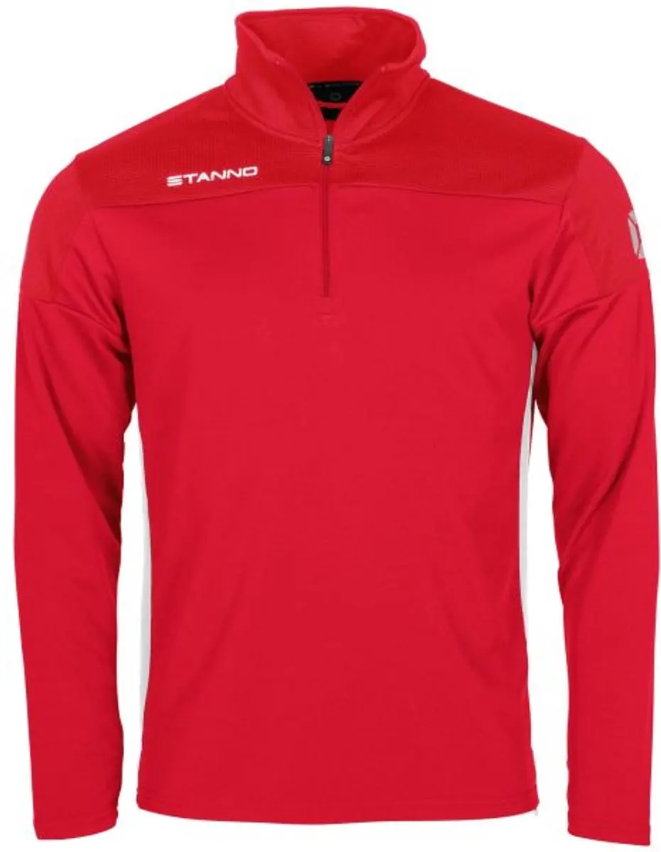 Stanno Pride 1/4 Zip Top - Rood/Wit - Maat L